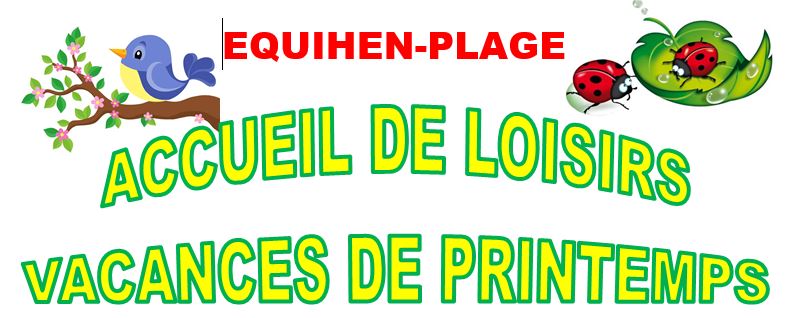 ALSH vacances de printemps