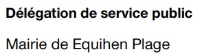 Délégation de Service Public