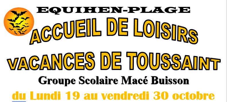 Inscriptions ALSH Toussaint